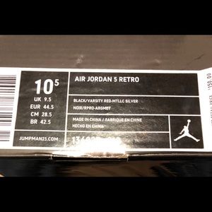 Air Jordan 5 Retro 'Metallic' 2011 Vintage